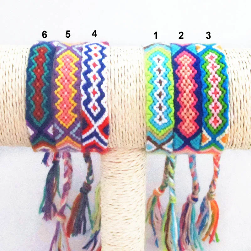 woven string bracelets