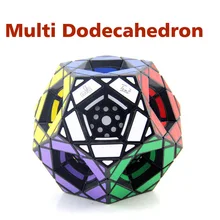 MF8 мульти Додекаэдр черный/прозрачный-синий ограниченная версия Головоломка Куб идея подарка для X'mas день рождения