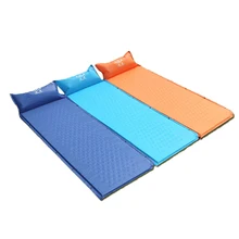 Надувной матрас для пикника на открытом воздухе, Мягкая надувная палатка, подушка для кровати, складной водонепроницаемый коврик для сна с подушкой