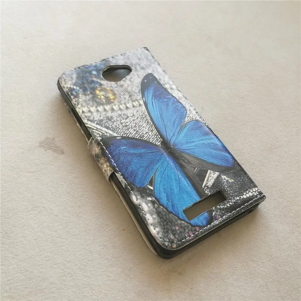 Новый дизайнерский чехол книжка с бабочкой и цветочным флагом для ALcatel POP 4S 4 S 5095K