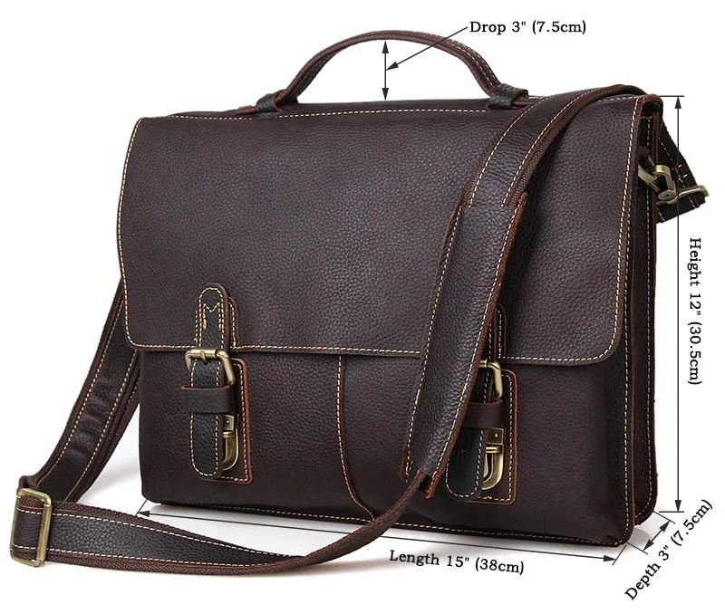 Акция Бесплатная доставка Винтаж 100% пояса из натуральной кожи Jmd для мужчин Портфели Офисные сумки бизнес сумка 7090R