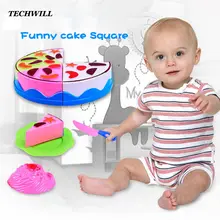 Дети Мини торт 13 шт. Резка игрушка Детские моделирования Еда симулировать Игрушечные лошадки детский Кухонные игрушки тет мальчик девочка leisture интерактивные игры