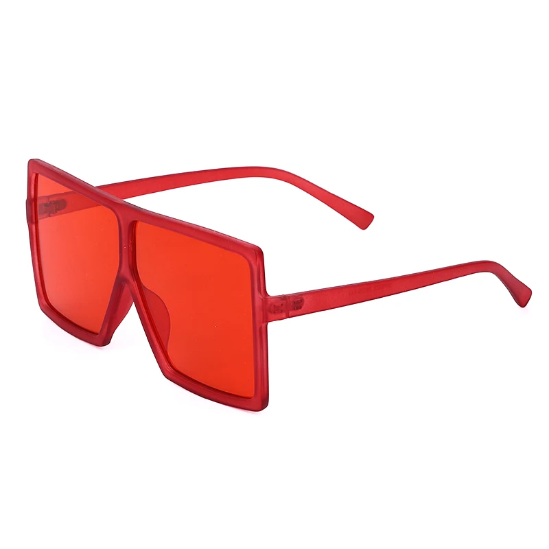 2019 Oversized Square Sunglasses Women New Luxury Brand Trendy Flat Top Red Blue Clear Lens Vintage Men Gradient Shades UV400 2019 Oversized Square Sunglasses Women New Luxury Brand Trendy Flat Top Red Blue Clear Lens Vintage Men Gradient Shades UV400