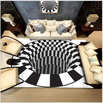 

Modern minimalist 3D printed carpet living room bedroom bedside tea table study dining room hall non-slip mat diamond painting