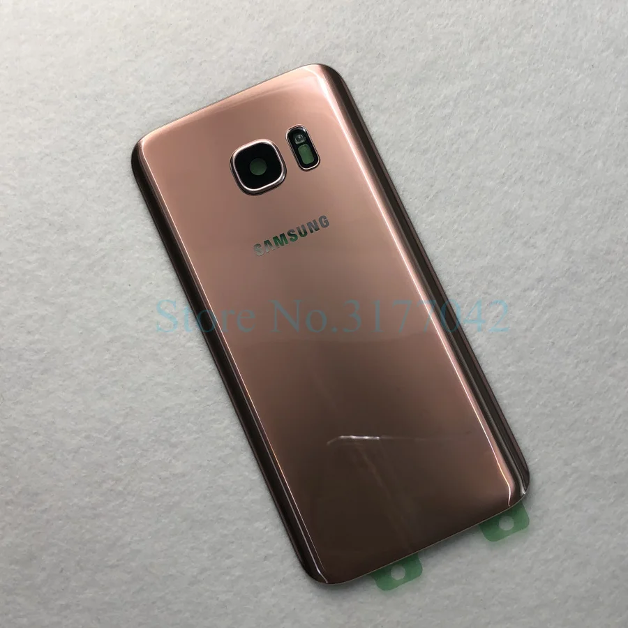 Samsung Galaxy S7 G930F/S7 EDGE G935F Задняя стеклянная крышка батареи Задняя Дверь Корпус чехол samsung S7 Edge Задняя стеклянная крышка