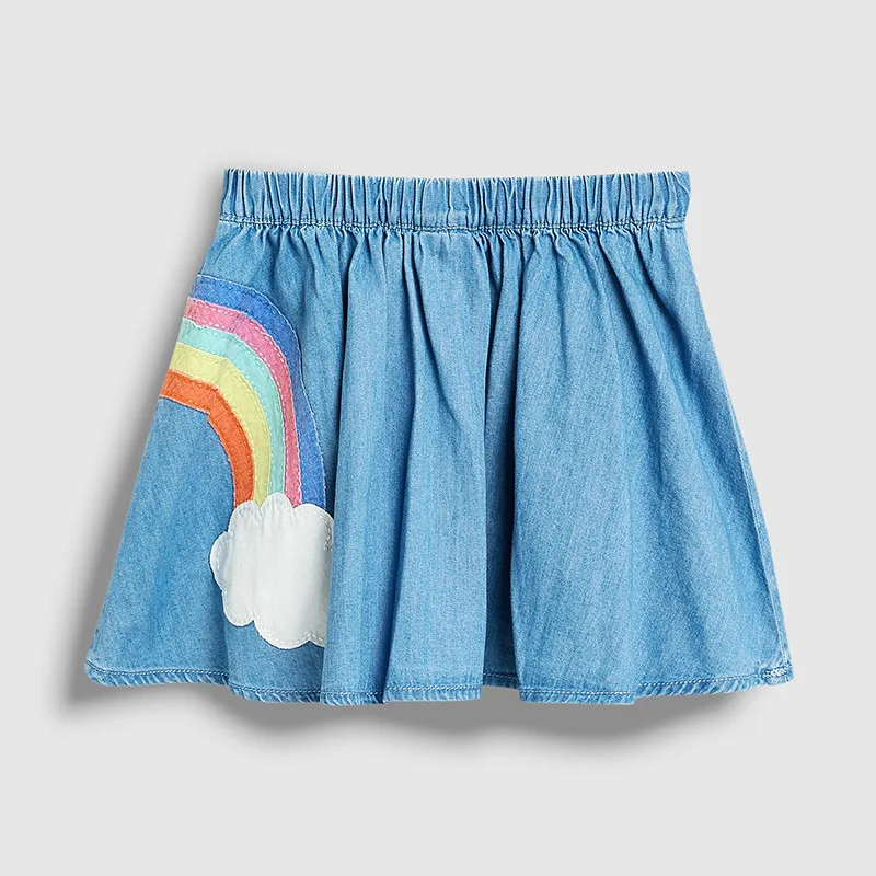 Юбка VearDoller для девочек лето 2019 детская одежда в европейском и стиле джинсовая