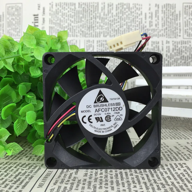 Новинка для Дельта 7 см 7020 шар 4 линии PWM Скорость регулирования AFC0712DD 12V