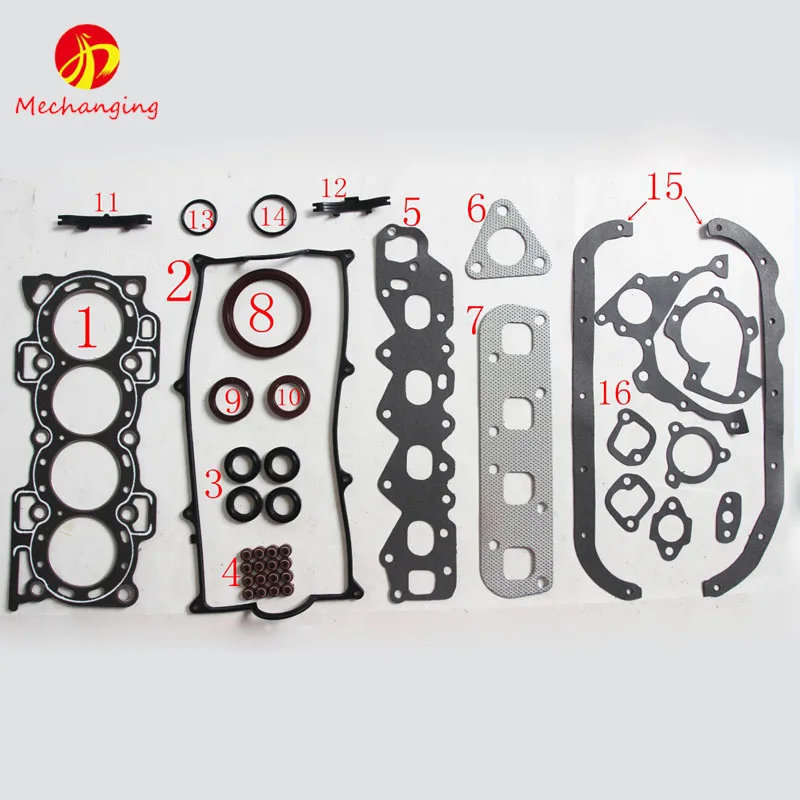 For DAIHATSU CHARADE HCE HDE HCE Engine Parts Full Set Engines seal