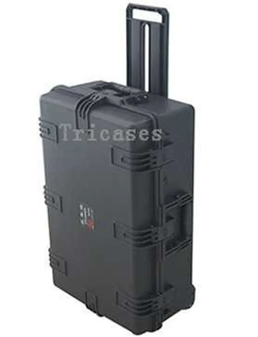 US $153.00 Tricases Factory Odm Hard Ip67 Plastic Large Suitcase Trolley Tool Case With PreCut Foam M2950