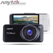ГОРЯЧАЯ Оригинальная Anytek at66a автомобиля Камера DVR Регистраторы Full HD Новатэк 96650 черный ящик 170 градусов 6 г объектив супер ночное видение регистраторы