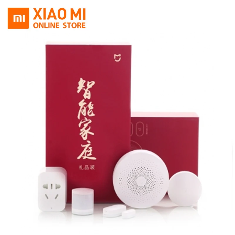  Newest Version Xiaomi mijia Smart Home Kits Gateway Door Window Sensor Human Body Sensor Wireless S