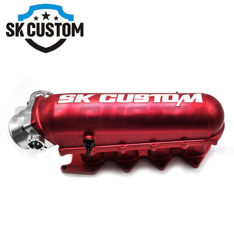 SK CUSTOM заготовка EVO впускной коллектор + Корпус дроссельной заслонки топливная