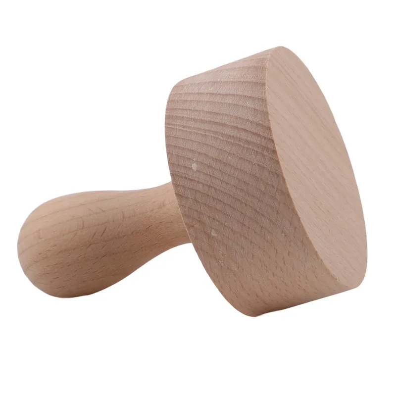 Egg Tart Tools Wooden Pastry Pusher Baking Cake Wood Tart Tamper Wooden Pastry Egg Tart Pusher Baking Cake Kitchen Tools