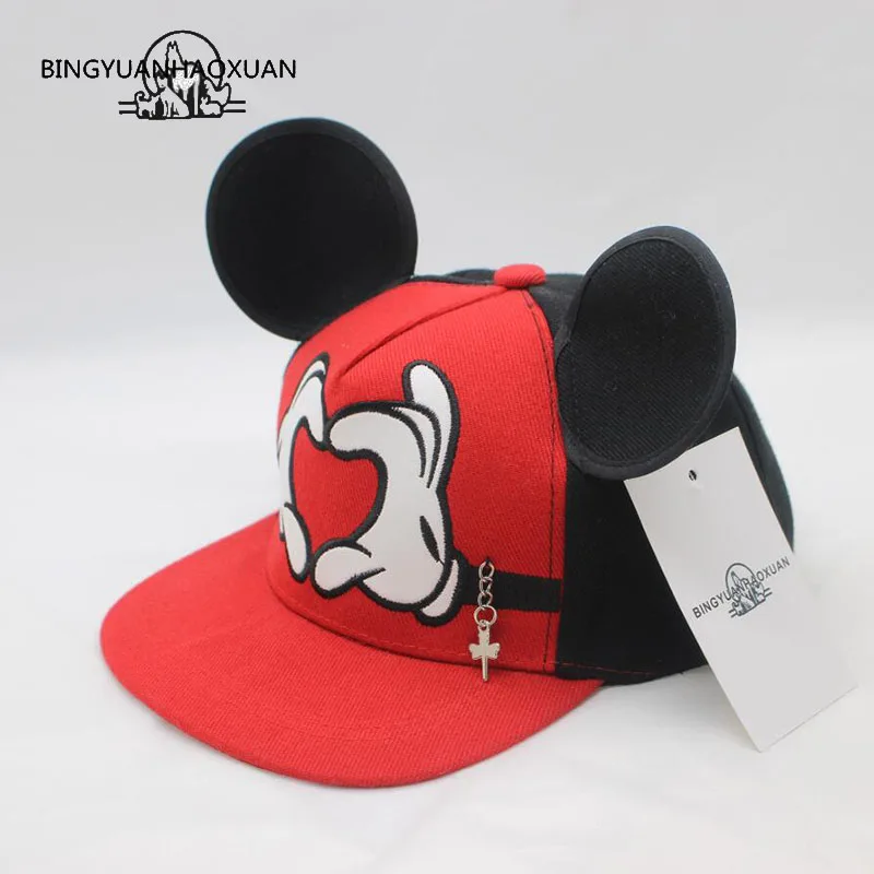 BINGYUANHAOXUAN 2017 الطفل الاطفال البيسبول قبعات 3-8 سنة الكرتون الفتيان الفتيات Snapback قابل للتعديل كاب القبعات الأطفال شقة قبعة بتصميم هيب هوب