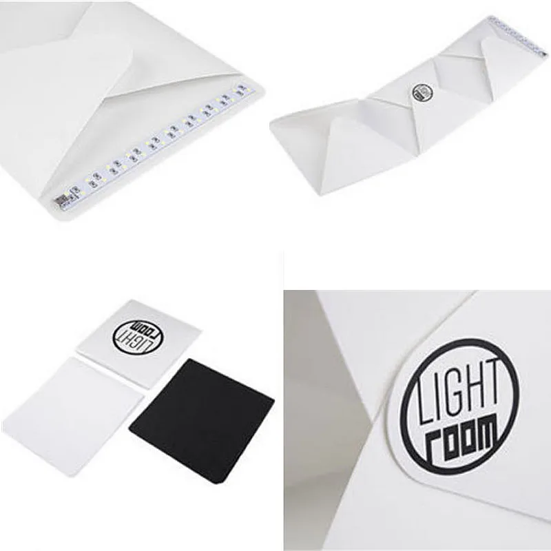Mini Photo Studio Photography Tent Kit Backdrop Cube Box Built-in Light Room
