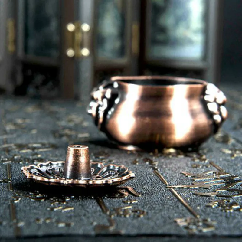 Чистая медь держатели для палочек маленькие украшения ладан горелки сандалового дерева Joss Stick