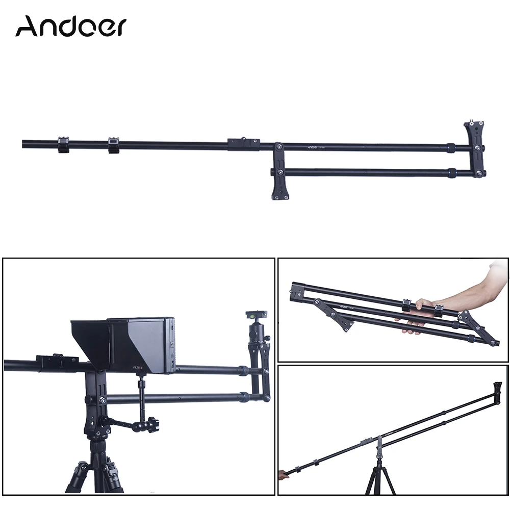 Складной раздвижной компактный мини-DSLR-фотоаппарат Andoer VS-200 футов ручка для