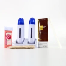 Воск машина Двухместный теплый костюм воск Спа Ручной Эпилятор ноги парафин воск машина тела депиляции волос воск для депиляции