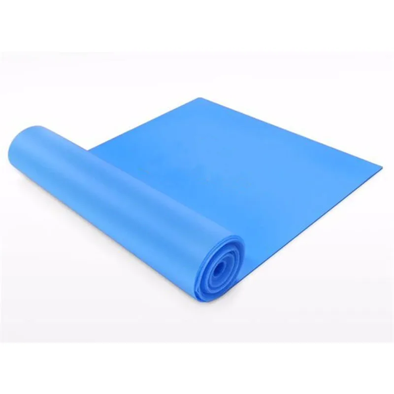 Для Взрослых Универсальный эластичный пояс для йоги Резиновая лента для растяжки ленты силовые тренировочные эластичные фитнес бодибилдинг equipment - Цвет: Синий