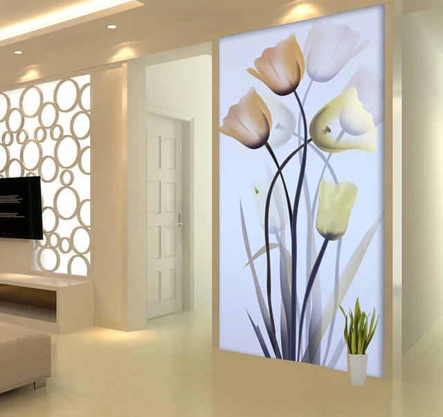 3D Wall Painting luxury best silk hd 3d tulip flower large mural wall painting home 3D Wall Painting luxury best silk hd 3d tulip flower large mural wall painting home