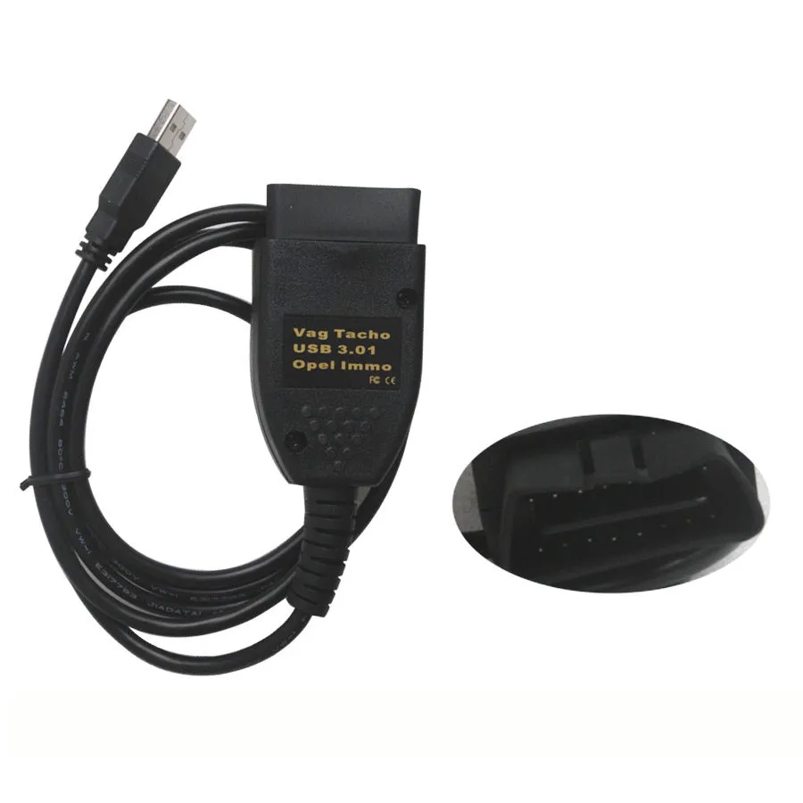 Высокое качество VAG TACHO 3,01 USB для читатель OPEL IMMO интерфейс OBD2 OBDII изменение пробега коррекция диагностический инструмент для VW