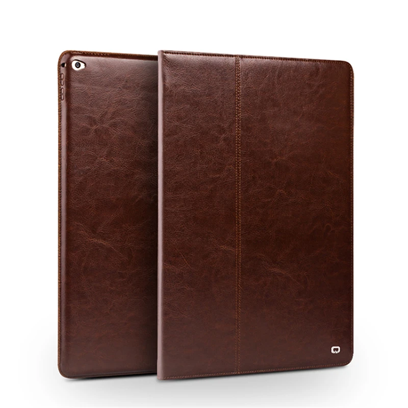 

For iPad Pro 12.9 Genuine Real leather Case Ultra-slim Wallet Stand cases Cover Shell For Apple iPad Pro 12.9 2017 A1670 A1671