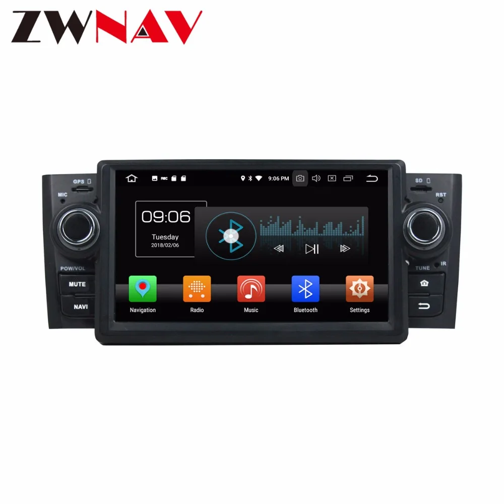Perfect 4+32G Android 8.0 Car CD DVD Stereo Head unit For Fiat LINEA 2007-2013 car multimedia player Auto radio GPS Navigation BT Wifi 1