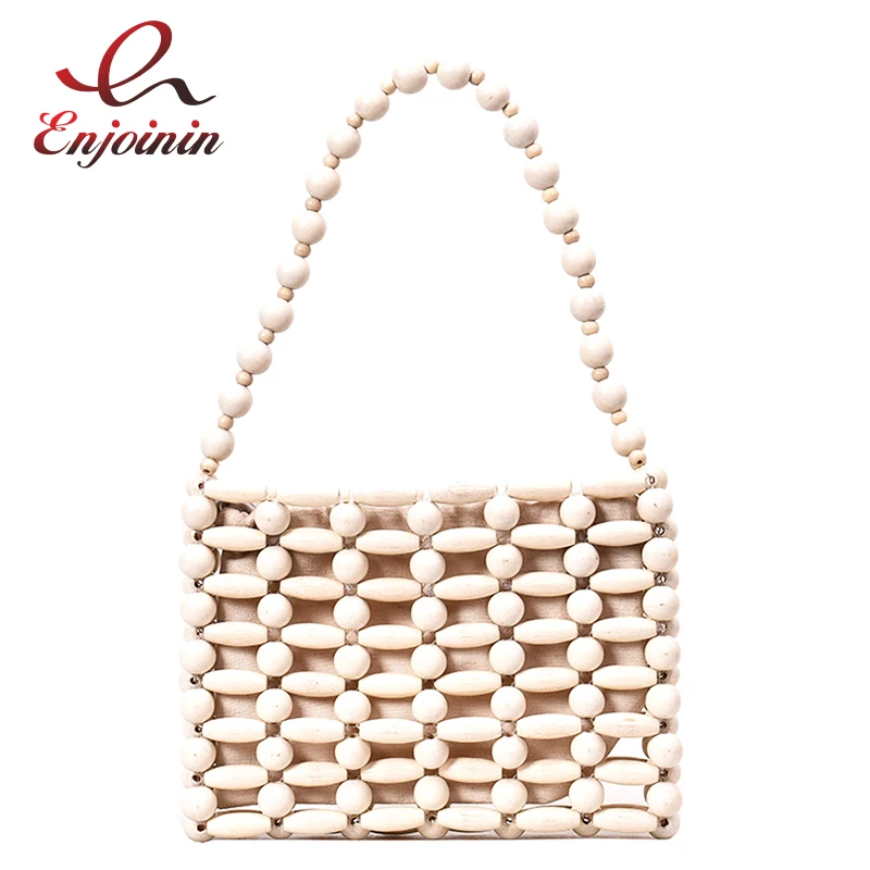 

Fashion Brand Beaded Design Vintage Ladise Vacation Shoulder Bag Tote Crossbody Messenger Bag For Women Bolsa Handbag Female Bag