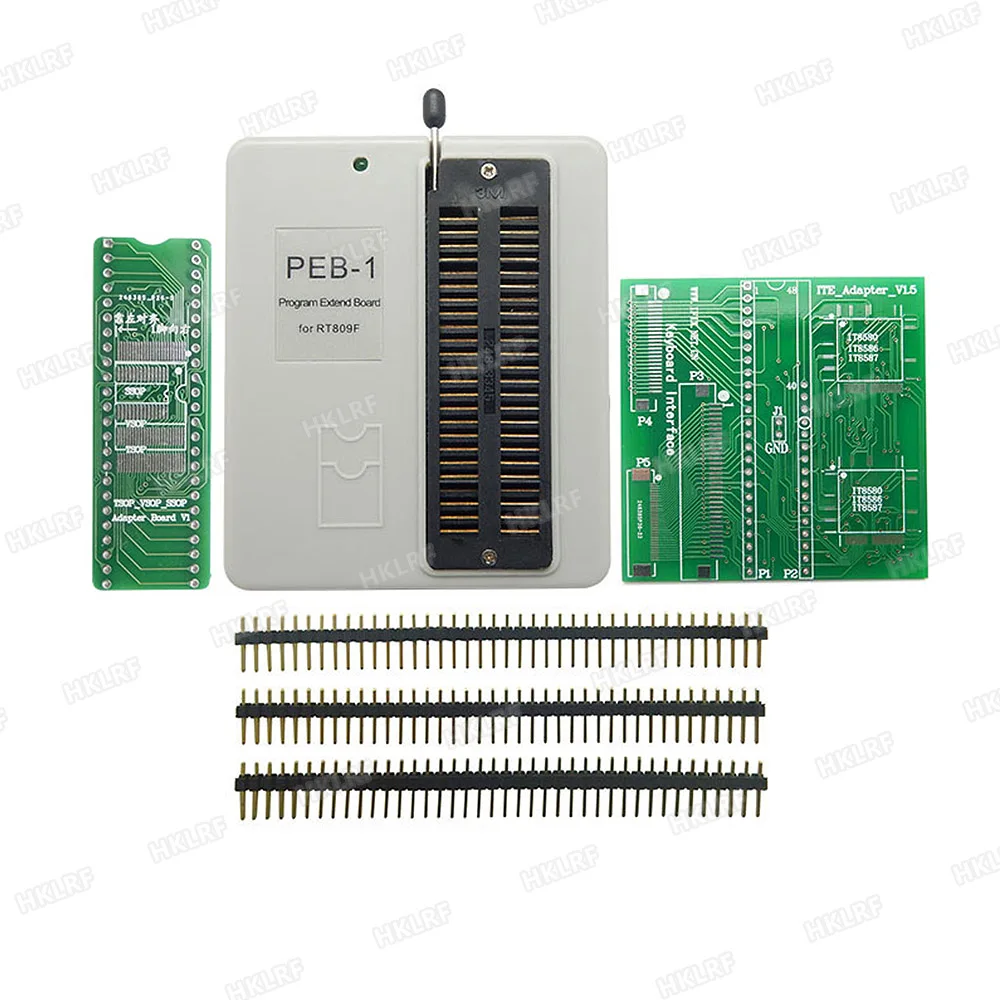 RT809F программист электронные наборы lcd Универсальный EPROM FLASH VGA ISP AVR GAL PIC программист+ PEB-1 Плата расширения+ линия FFC