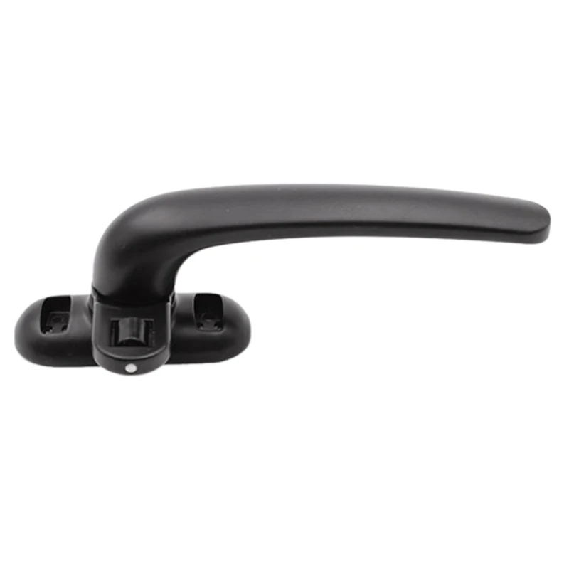 Door and Window Handle Lock Casement Window Lock Wheel Handle Black