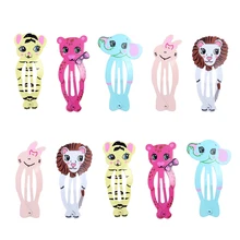 10pcs Snap Hair Clips for Children Hair Pin Baby Girls Hairpins Elephant Tiger Rabbit Hairgrip Cute Animal Shaped Color Barrette 10pcs Snap Hair Clips for Children Hair Pin Baby Girls Hairpins Elephant Tiger Rabbit Hairgrip Cute Animal Shaped Color Barrette
