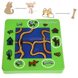Go Getter кошка и Мышь игрушка доска мультфильм головоломки лабиринт интеллект игра подарок # H055