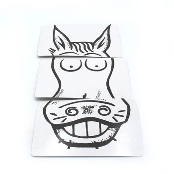 

Beauty Horse Magic Tricks Free Shipping Magia Trick Toys Children Close up Easy Fun Magie Card