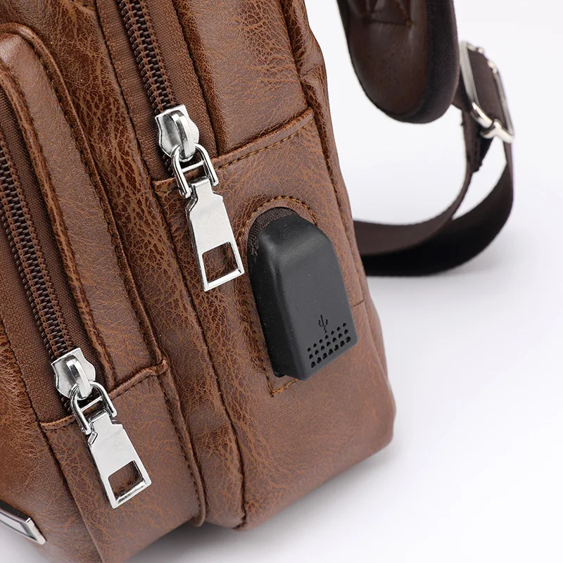 GUMST, Новое поступление, usb зарядка, Мужская нагрудная сумка, искусственная кожа, повседневные, через плечо, USB сумки, на заказ, на плечо, для путешествий, через плечо, мужская сумка