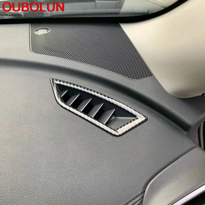 ABS Carbon Fiber Inner Door Handle Frame Cover Trim For Subaru Forester 2019