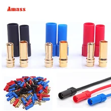 Amass XT150 6mm Gold Banana Bullet Plug Connector Adapter Male Female Plug For RC LiPo Battery