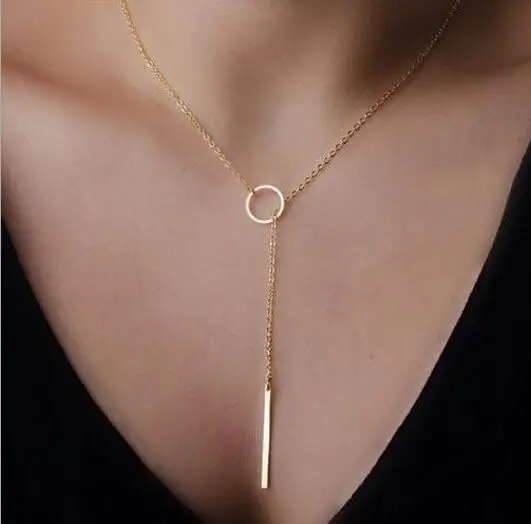 Short Necklace|thin chain 