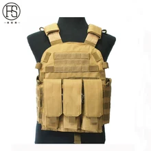 Профессиональный MOLLE, охота 600D открытый боевой нейлоновый тактический жилет с армейский военный USMC страйкбол боевой штурмовой пластины Перевозчик