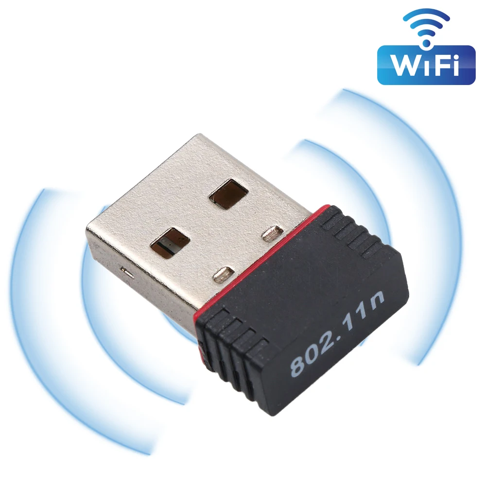 Портативная мини Сетевая карта USB 2,0 WiFi беспроводной адаптер Сетевая LAN Карта 150 Мбит/с 802,11 n/g/b RTL8188EU адаптер для ПК настольный