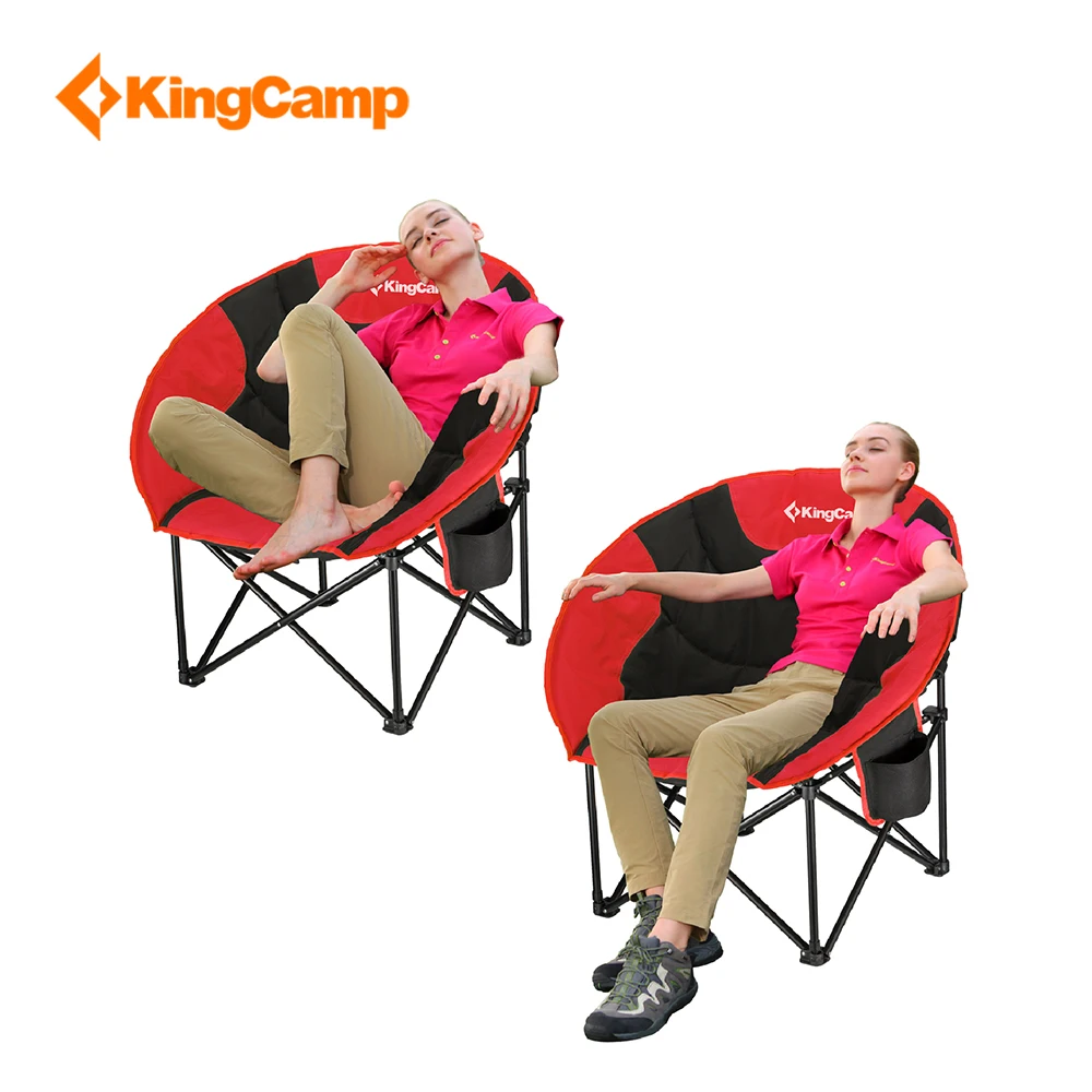 KingCamp портативный легкий складной стул рыболовный с сеткой подстаканник для