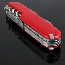 Красный Швейцарский чемпион, швейцарский нож из нержавеющей стали, многофункциональные складные армейские ножи, нож для выживания на открытом воздухе M451