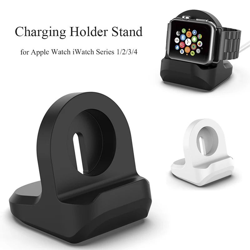 Силиконовый держатель для зарядки док станция часов iWatch серии 4 3 2 1 зарядное