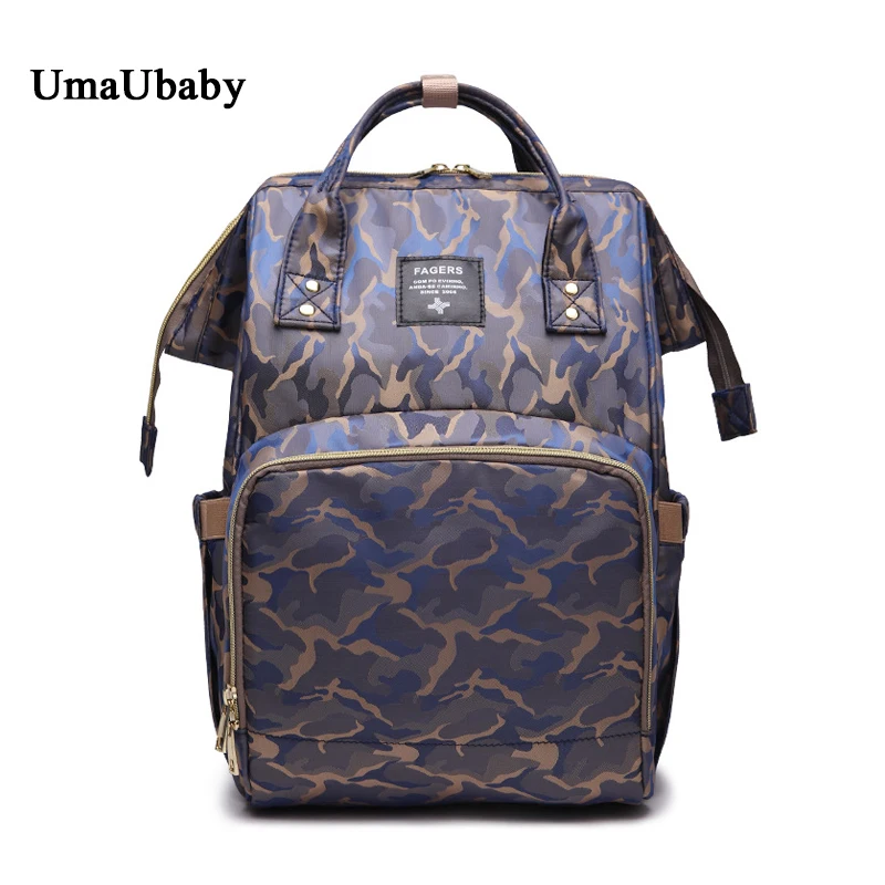 

Mommy Diaper Bags baby bag large Capacity oxford fashion Camouflage travel backpack Multi-function Insulation Usb interface 2018