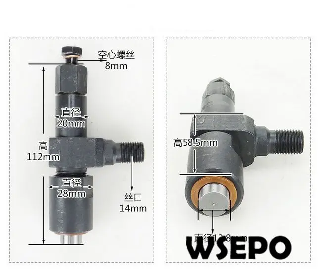 r185,190 fuel injector