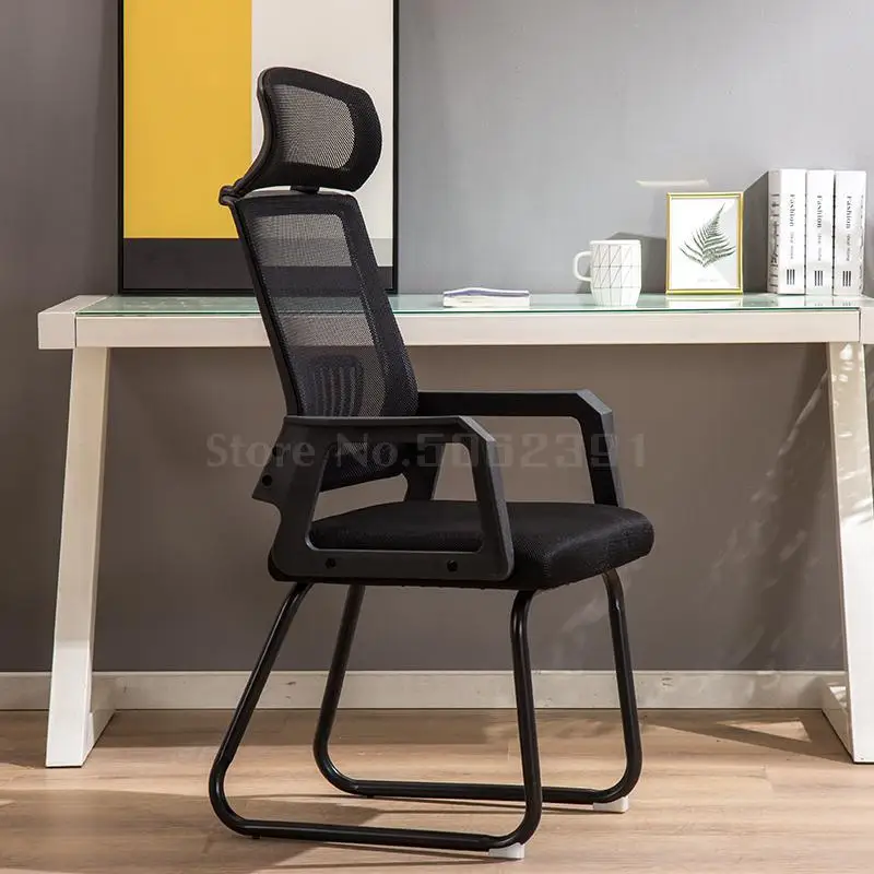 Офисный розовый стул-кресло, стул для встреч, студенческий стул, Сетчатое кресло, компьютерное кресло с бантиком маджонг, домашний стул со спинкой - Цвет: Same as picture2