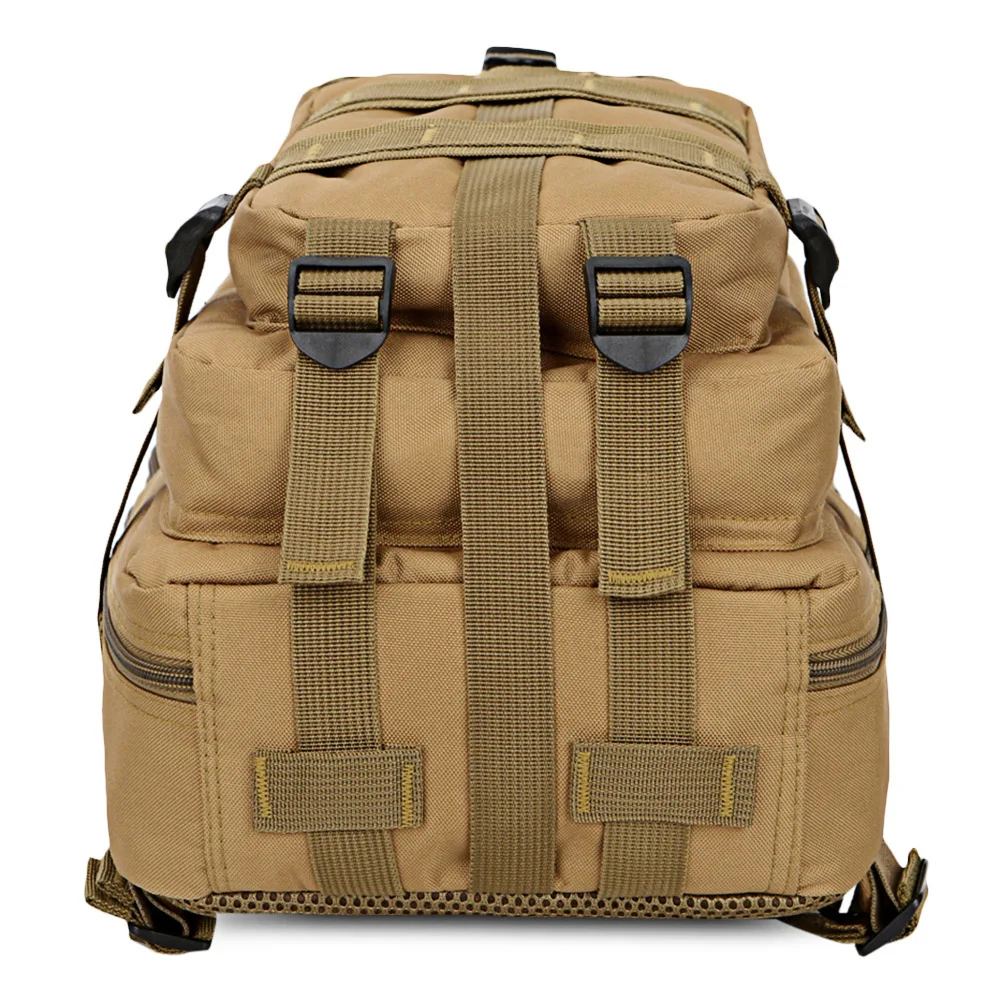 Men Military Tactical Backpack 25L 3 Day Assault Pack Army 600D Molle Bug Out Bag Trekking Camping Hiking Outdoor Small Rucksack