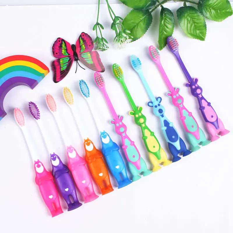 Baby Toothbrush 2Pcs/Pack Children Cartoon Teeth Brush