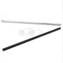 Универсальный для мотоцикла Honda Kawasaki Suzuki Yamaha велосипед черный/хром прямой стиль бар 7/" 22 мм руль металлический