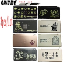 3 шт./лот Лидер продаж Пластик мультфильм В виде ракушки чехол для DS Lite DSL nintendondsl ремонт Multi-Цвет Корпус крышки ж/ пуговицы Экран объектива