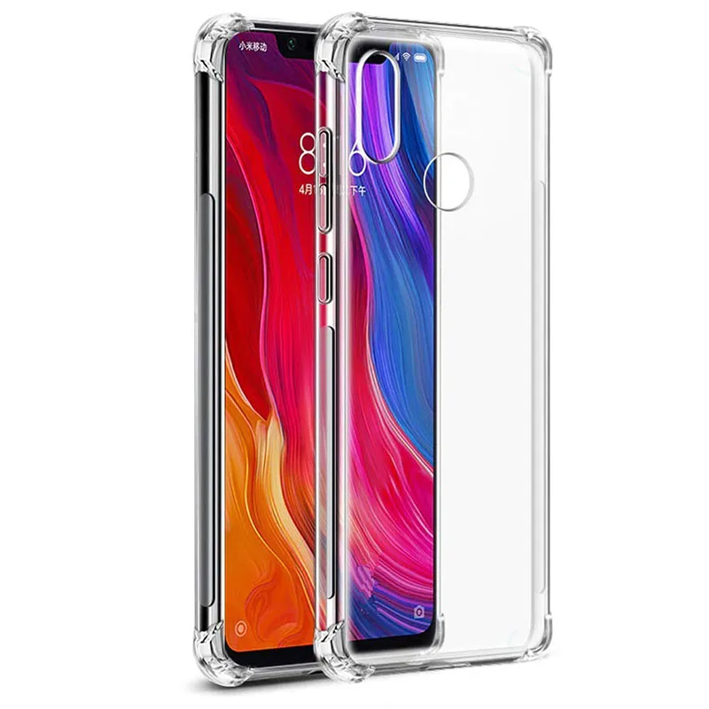 

Soft TPU Shockproof Clear Case for Xiaomi 9 9SE Mi 8 Lite Redmi 7 Note 6A 6 Pro Transparent Back Cover Phone Case